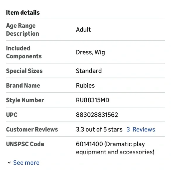 # 0756+ Betty Rubble Costume - Blue - Picture 5 of 12